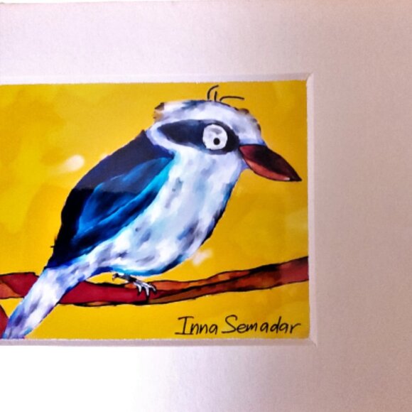 2/$30 Cute original bird art print - Picture 2 of 7